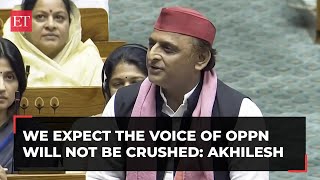 Will stand by all your just decisions hope there will be no more expulsions Akhilesh Yadav in LS [upl. by Ymled]