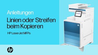 Linien oder Streifen beim Kopieren  HP LaserJet MFPs [upl. by Yurik546]