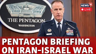 US News LIVE  Pentagon Briefing On Israel Iran War  Iran Attack On Israel  Israel Vs Iran  N18G [upl. by Anileda]