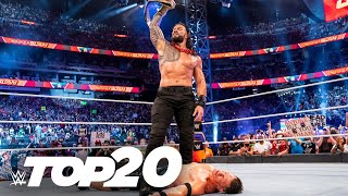 20 greatest Roman Reigns moments WWE Top 10 special edition Nov 3 2022 [upl. by Puttergill206]