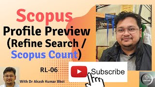 Scopus Profile Preview  Export Refine  eSupport for Research  2022  Dr Akash Bhoi [upl. by Rivers41]