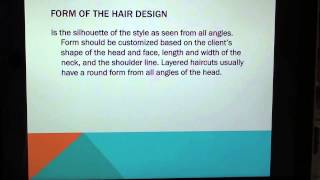 14 Cosmetology Principles of Hair Design THEORY for state board exam [upl. by Aihtnis]