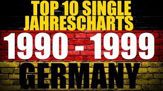 GermanDeutsche Top 10 Single JahresCharts  1990  1999  YearEnd Charts  ChartExpress [upl. by Cerell]