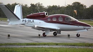 Cirrus SF50 Vision Decolagem em Angra dos Reis RJ [upl. by Scandura174]