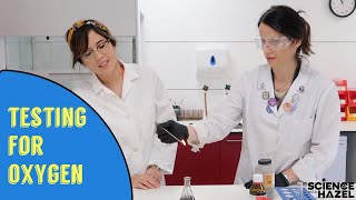 How To Test For Oxygen  Chemistry Practicals [upl. by Roumell602]