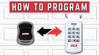 How to program a Genie garage door remote or keypad [upl. by Aelyk474]