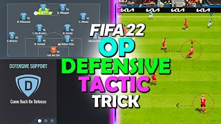 THE BEST FIFA 22 CUSTOM TACTICS EVER [upl. by Eelano566]