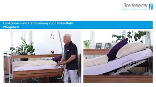 Pflegebett – Funktionen und Handhabung von Hilfsmitteln [upl. by Kone]