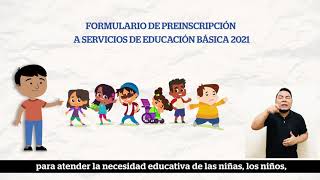 Formulario de Preinscripción 2021 para estudiantes con discapacidad [upl. by Rowena]