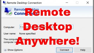 Setup Remote Desktop from Anywhere amp Change Secure RDP Port Access Your PC over the Internet [upl. by Jerrie301]