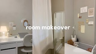 room makeover amp tour 2023 🧺🧹 minimalist aesthetic pinterest inspired [upl. by Rennoc]