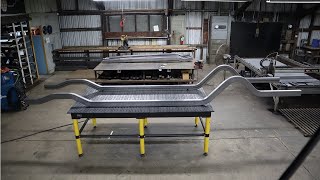 Custom mandrel bent frame rails [upl. by Ahseet]