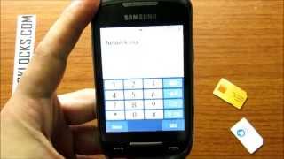 How To Unlock Samsung Corby II By Unlock Code From UnlockLocksCOM [upl. by Coit311]