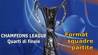 Champions femminile quarti di finale 8 squadre e 7 paesi Le favorite [upl. by Omixam506]