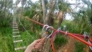 Treetop Trek in Brevard Zoo [upl. by Votaw]