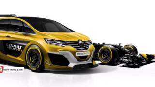 Insolite – Renault Espace F1 2016 – hommage au concept de 1994 [upl. by Kcirdor]