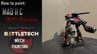 Marauder IIC the maddest of them all  Battletech miniature painting [upl. by Karmen]