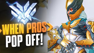 PROS POPPING OFF 40  Overwatch Montage [upl. by Parlin809]