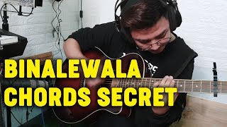 BINALEWALA SECRET GUITAR CHORDS  Babin Lim [upl. by Dibbrun528]