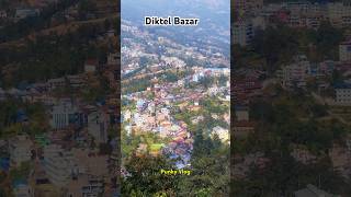 DIKTEL BAZAR  BEAUTIFUL DIKTEL BAZAR  KHOTANG BAZAR punkyrai shots diktel nature village [upl. by Aundrea468]