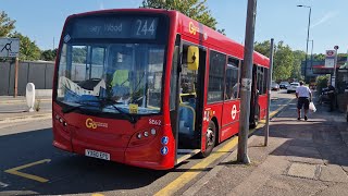 Limping Kickdown GoAhead London SE62 YX60EPO Bus Route 244 Part 1 [upl. by Assirolc]