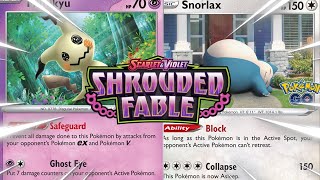 Snorlax Stall Deck List  Shrouded Fable Pokémon TCG [upl. by Easter]