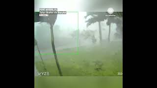 Security Camera Catches Likely Tornado in Fort Myers Florida [upl. by Samled]