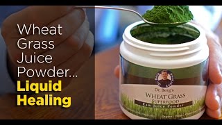 Wheatgrass Juice Powder Nature’s Ultimate Healer – Dr Berg [upl. by Haskel381]