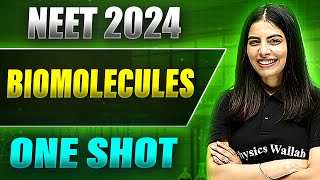 BIOMOLECULES in 1 Shot FULL CHAPTER COVERAGE TheoryPYQs  Prachand NEET 2024 [upl. by Haniraz]