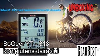 BoGeer YT  318 kompiuteris dviračiui  GEARBESTCOM [upl. by Adnovay]