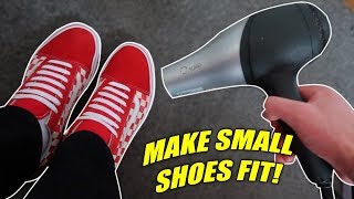 3 WAYS TO FIT INTO TOO SMALL SHOES [upl. by Hsirap]