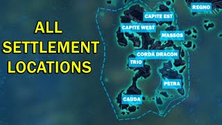 Just Cause 3 ALL Settlement Locations [upl. by Arrio]