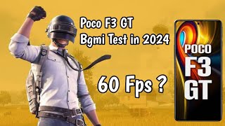 Poco f3 GT Bgmi Test in 2024  60 fps gameplay Test  poco f3 Bgmi Test [upl. by Amahs]