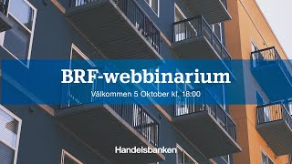 Handelsbanken BRFwebbinarium [upl. by Slocum]