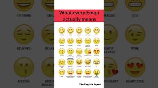 Emoji Meaning in english  emojichallenge trending english [upl. by Tuesday]