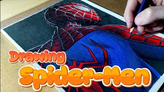 Desenhando Homem Aranha  Drawing SpiderMan Como Desenhar o Homem Aranha em Timelapse [upl. by Yartnoed988]