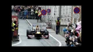 RED BULL amp VETTEL SHOW RUN IN GRAZ AUSTRIA 1122012 [upl. by Silvano257]