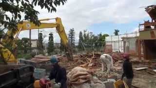 【demolition wrecking】解体工事 施工状況12 有壱富士工業 YouTube Japan [upl. by Annekim408]