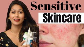 Sensitive skin care routine  sensitive skin care product  skincare sensitiveskin diva DIVA PUJA [upl. by Llehcar]