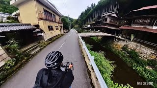 Cycling through the old Forest of Kyoto Japan [upl. by Llebasi]