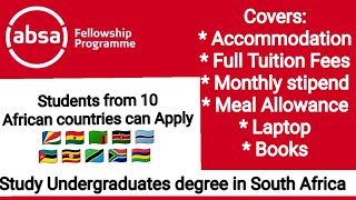 HOW TO APPLY FOR THE 100 ABSA FELLOWSHIP PROGRAMME 2021  BURSARIES VIDEOS 2021  ABSA BURSARY [upl. by Ylloh]