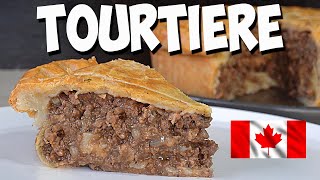 Tourtiere traditional French Canadian meat and potato pie [upl. by Ellirehs]