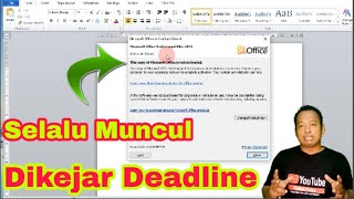 Cara Mengatasi Microsoft Office Activation Failed amp Menghilangkan Microsoft Office Activation Wizard [upl. by Marteena747]