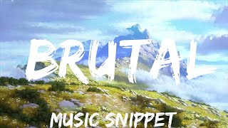 Olivia Rodrigo  brutal Lyrics  Music on time [upl. by Annovoj574]