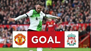 GOAL  Mac Allister  Manchester United 11 Liverpool  Quarterfinal  Emirates FA Cup 202324 [upl. by Gram]