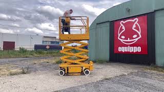 Used Genie GS1930 Hydraulic 1998 Scissor lift  equippocom [upl. by Leandre497]