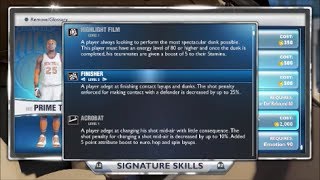 nba 2k14  best signature skills needed [upl. by Aicekan]