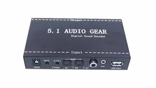 Vcando 51 AUDIO GEAR Digital Sound Decoder [upl. by Gwenora]