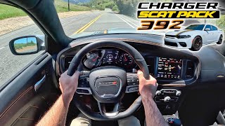 The Dodge Charger Scat Pack Widebody has Moves to Match its Muscle POV Drive Review [upl. by Ariay812]