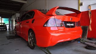 Dyno  138HP Honda Civic FD 18 iVTEC R18 Auto Transmission tuned by Z Garage  Z Dyno Tuning Garage [upl. by Annod]